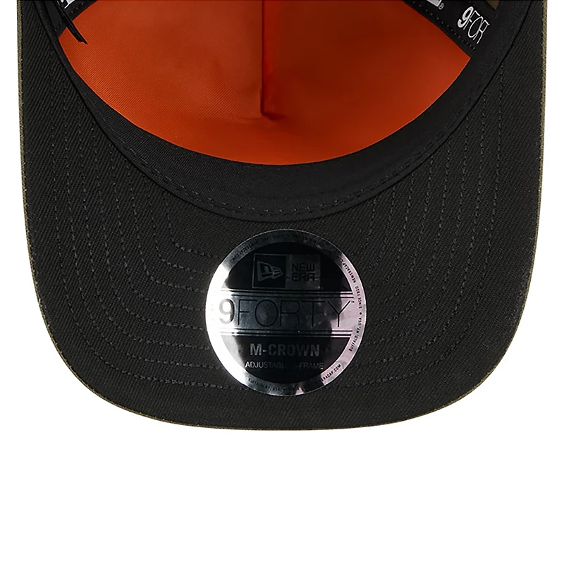 Casquette ajustable A-Frame 9FORTY olive des Los Angeles Angels pour homme New Era x Alpha Industries