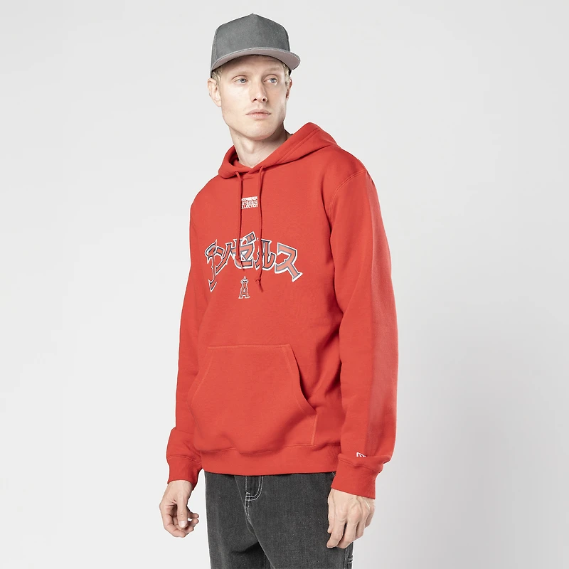 Men's New Era x Hyperfly Red Los Angeles Angels Hoodie
