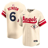 Men's Nike Anthony Rendon Cream Los Angeles Angels City Connect Limited Player Jersey