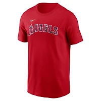 T-shirt Nike rouge avec nom et numéro Fuse de Anthony Rendon pour homme des Los Angeles Angels