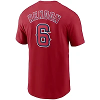 T-shirt rouge avec nom et numéro des Los Angeles Angels Nike Anthony Rendon pour homme