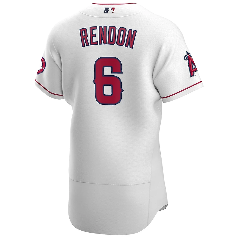 Maillot de joueur authentique Los Angeles Angels Nike Anthony Rendon pour homme - Blanc