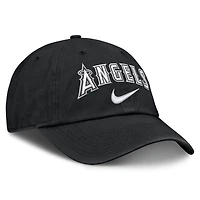 Men's Nike  Black Los Angeles Angels Primetime Club Adjustable Hat