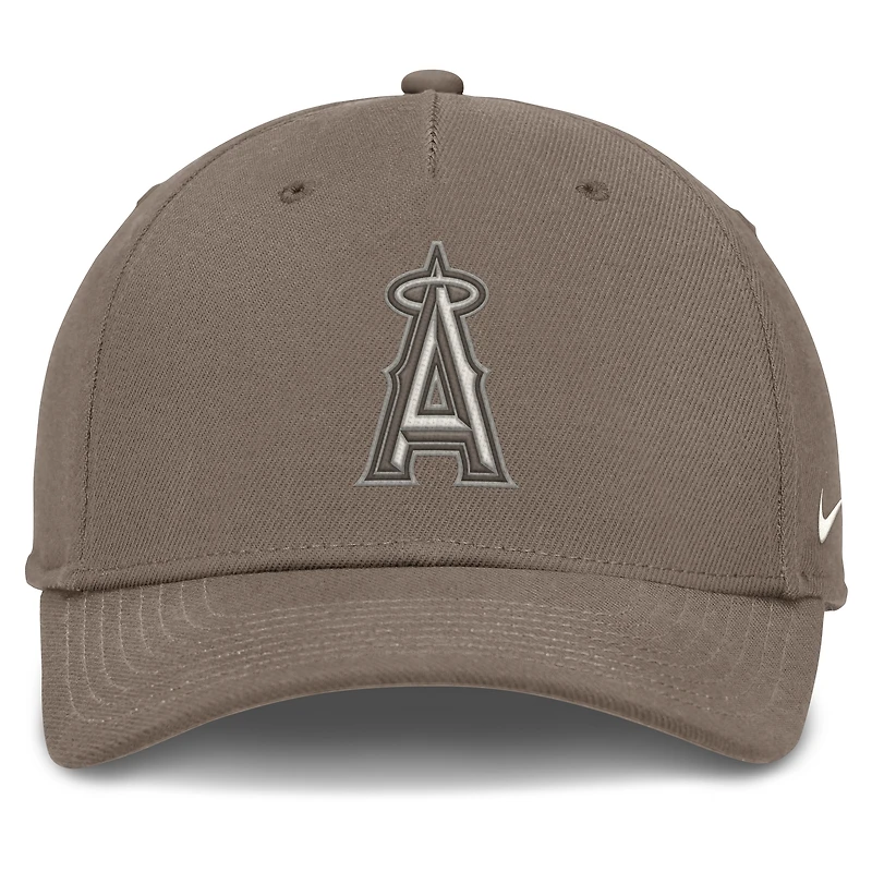 Men's Nike Brown Los Angeles Angels Rise Performance Adjustable Hat