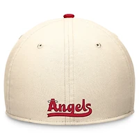 Men's Nike Cream/Red Los Angeles Angels 2024 City Connect Swoosh Flex Hat