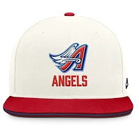 Casquette Nike Pro Dri-FIT pour homme, crème/rouge, Los Angeles Angels Cooperstown