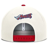 Men's Nike Cream/Red Los Angeles Angels Cooperstown Pro Dri-FIT Snapback Hat