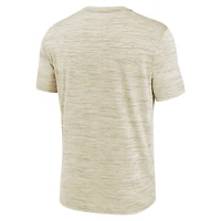 T-shirt Nike crème Los Angeles Angels Authentic Collection City Connect Velocity Dri-FIT pour homme