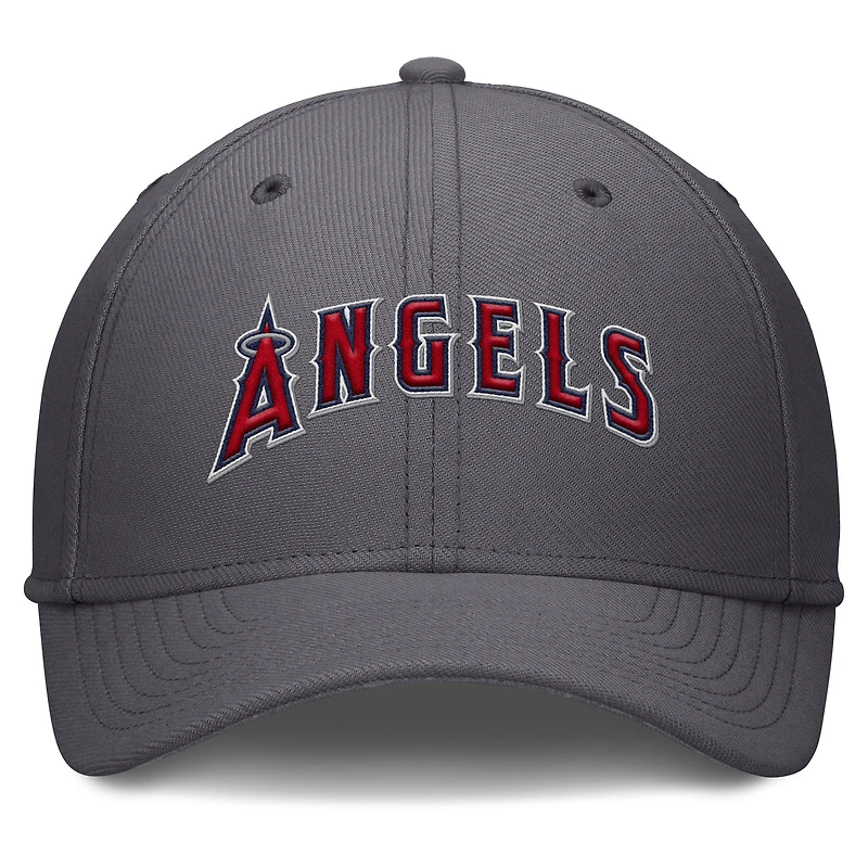 Men's Nike Gray Los Angeles Angels Swoosh Performance Flex Hat