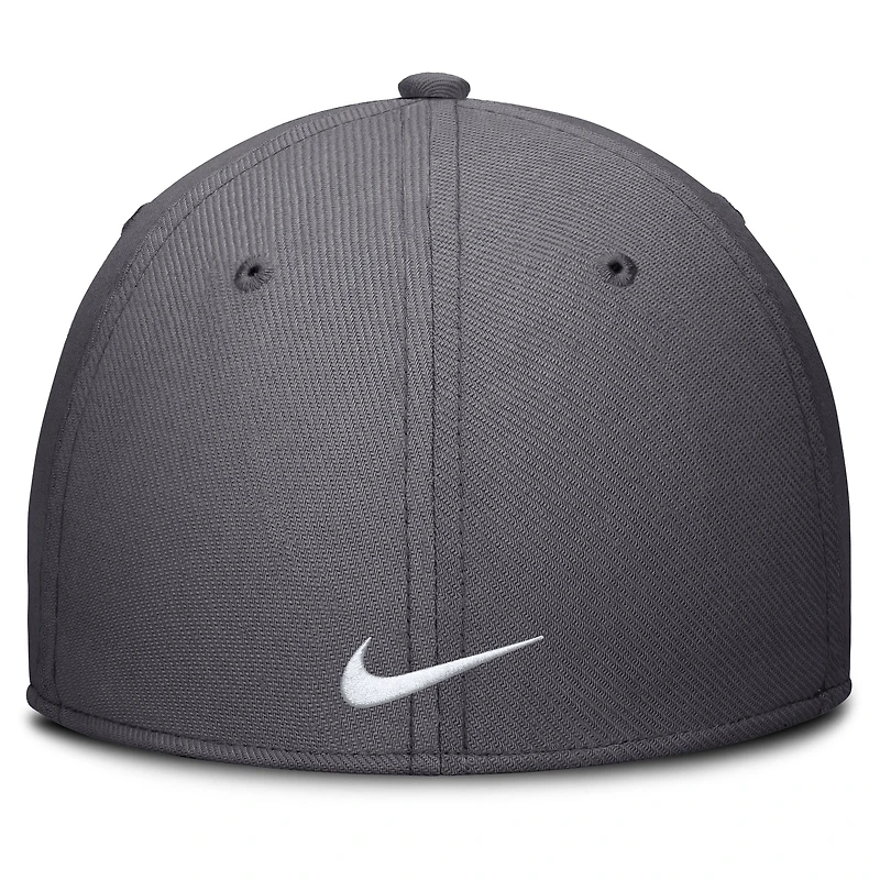 Men's Nike Gray Los Angeles Angels Swoosh Performance Flex Hat