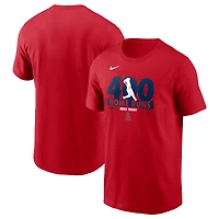 Men's Nike Mike Trout Red Los Angeles Angels 400 Career Home Runs T-Shirt