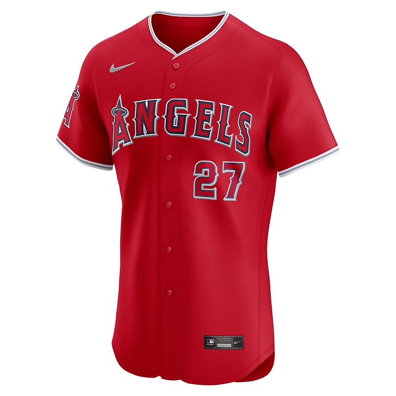 Maillot Nike Mike Trout rouge des Los Angeles Angels pour homme