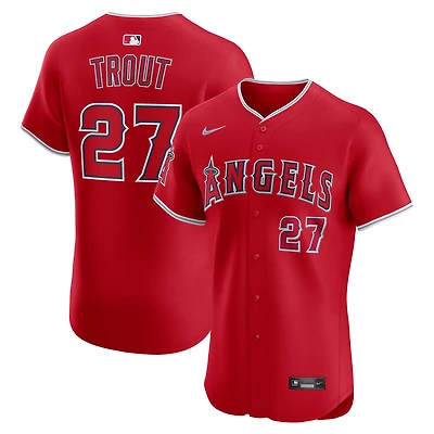 Maillot Nike Mike Trout rouge des Los Angeles Angels pour homme