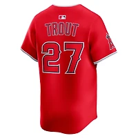 Maillot de joueur alternatif Nike Mike Trout rouge Los Angeles Angels pour homme