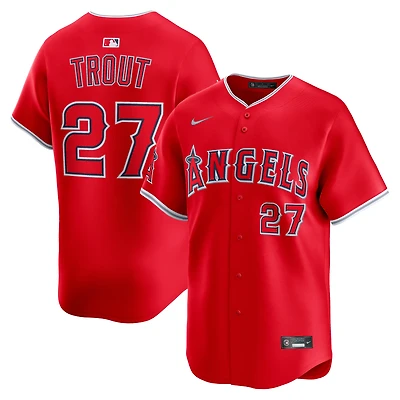 Men's Nike Mike Trout White Los Angeles Angels Home Limited Player Jersey