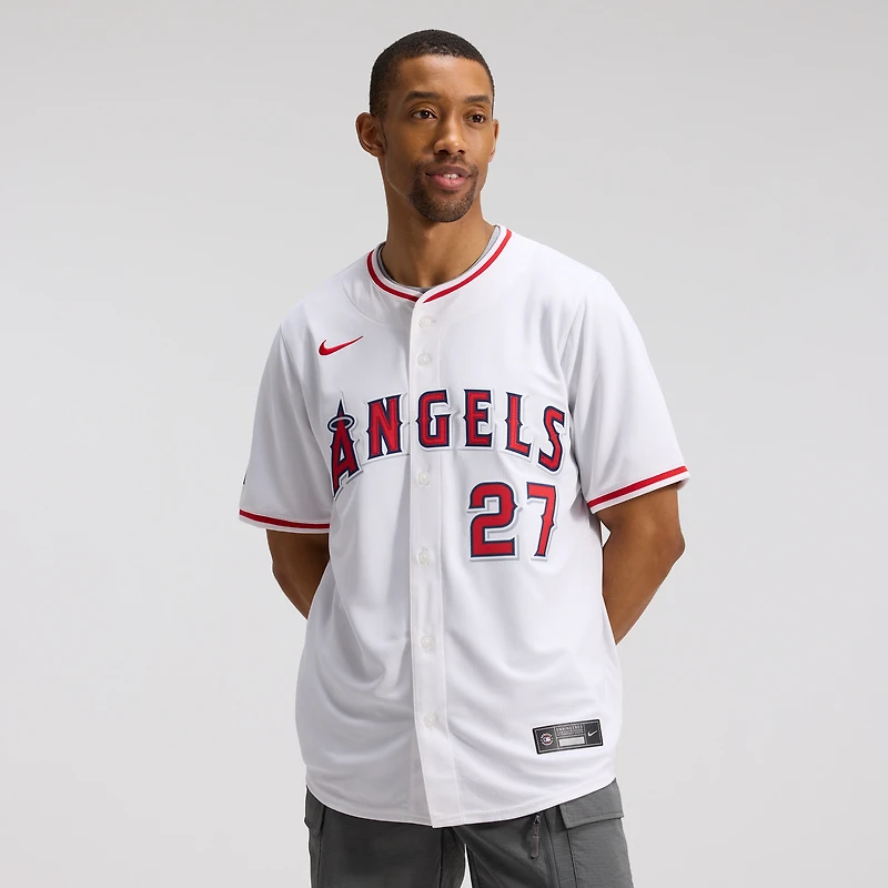 Men's Nike Mike Trout White Los Angeles Angels Home Limited Player Jersey