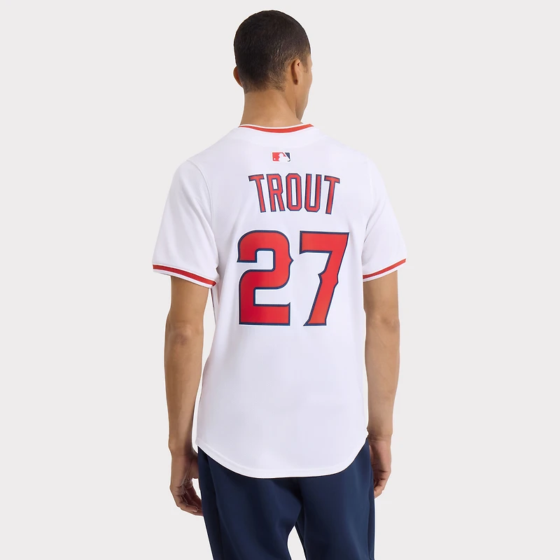 Men's Nike Mike Trout White Los Angeles Angels Home Limited Player Jersey