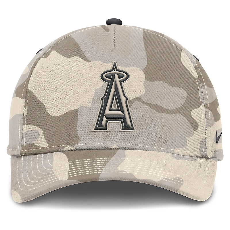 Casquette ajustable structurée V110793 Angels 15A MLB NIK Camo Pack Rise Hatmenstr NB46-15A-ANG-TSX