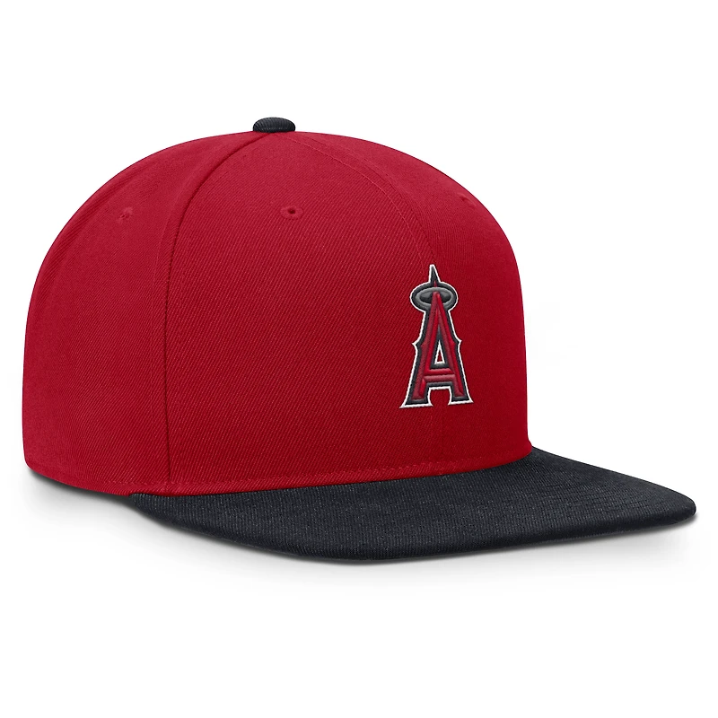 Men's Nike Red/Navy Los Angeles Angels Primetime Pro Dri-FIT Snapback Hat