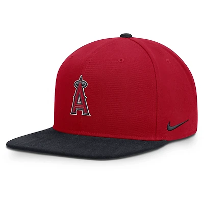 Men's Nike Red/Navy Los Angeles Angels Primetime Pro Dri-FIT Snapback Hat