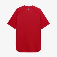 Men's Nike Red Los Angeles Angels Authentic Collection Batting Practice Pre-Game Raglan Dri-FIT Top