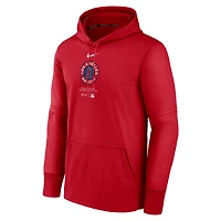 Sweat à capuche Nike Los Angeles Angels Authentic Collection City Connect Performance pour homme, rouge