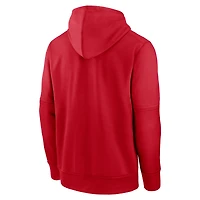 Sweat à capuche Nike Los Angeles Angels Authentic Collection City Connect Performance pour homme, rouge