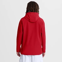 Men's Nike Red Los Angeles Angels Authentic Collection Raglan Therma-FIT Full-Zip Hooded Jacket