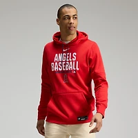 Sweat à capuche Nike Therma-FIT rouge Los Angeles Angels Authentic Collection pour homme