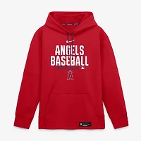 Sweat à capuche Nike Therma-FIT rouge Los Angeles Angels Authentic Collection pour homme