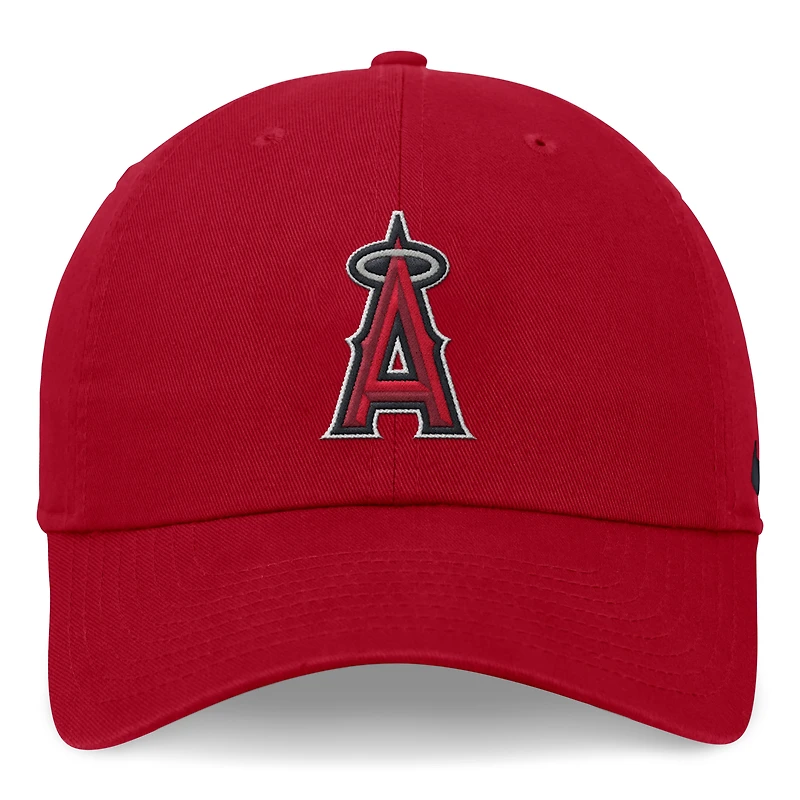 Casquette ajustable Nike rouge Los Angeles Angels Club pour homme
