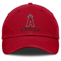 Casquette ajustable Nike rouge Los Angeles Angels Club pour homme