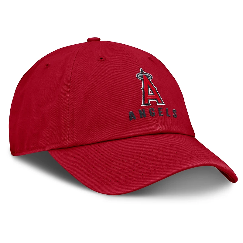 Casquette ajustable Nike rouge Los Angeles Angels Club pour homme