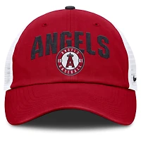 Men's Nike  Red Los Angeles Angels Primetime Club Adjustable Trucker Hat