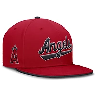Men's Nike Red Los Angeles Angels Primetime Dri-FIT Round Bill True Fitted Hat