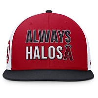 Casquette Snapback Nike Los Angeles Angels Pro Trucker rouge pour homme