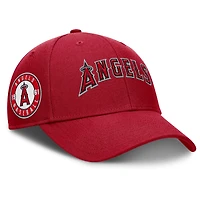 Casquette ajustable Nike rouge Los Angeles Angels Rise Gaberdine pour homme
