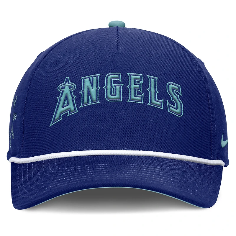 Men's Nike Royal Los Angeles Angels Father's Day Rise Adjustable Hat