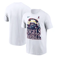T-shirt Nike blanc pour homme, Los Angeles Angels Local