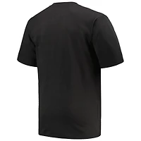 T-shirt Los Angeles Angels Big & Tall Profile noir/gris chiné pour homme