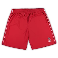 Short rouge en maille Big & Tall des Los Angeles Angels pour hommes