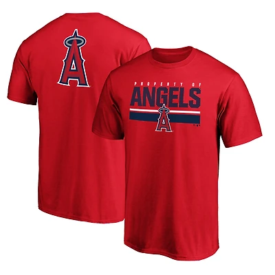 Men's Red Los Angeles Angels End Game T-Shirt