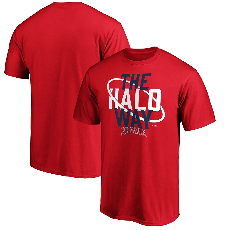 Men's  Red Los Angeles Angels Team Adrenaline T-Shirt