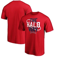 Men's  Red Los Angeles Angels Team Adrenaline T-Shirt
