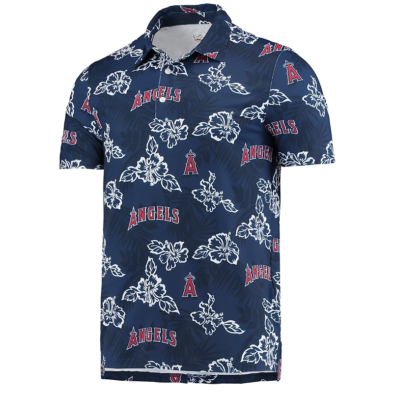 Men's Reyn Spooner  Navy Los Angeles Angels Performance Polo