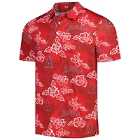 Polo Performance Los Angeles Angels Reyn Spooner rouge pour homme