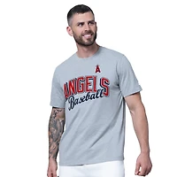Men's Starter  Red/Heather Gray Los Angeles Angels Two-Pack T-Shirt Set