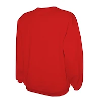 Sweat-shirt ras du cou léger rouge Stitches pour homme des Los Angeles Angels