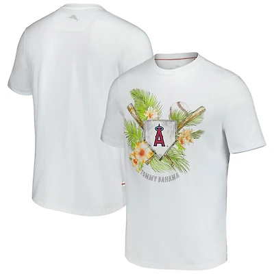 T-shirt Tommy Bahama blanc Los Angeles Angels Island League pour homme