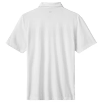 Men's TravisMathew White Los Angeles Angels Top Recruit Tri-Blend Polo